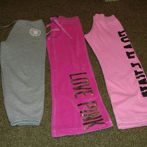 Pink sweatpants
